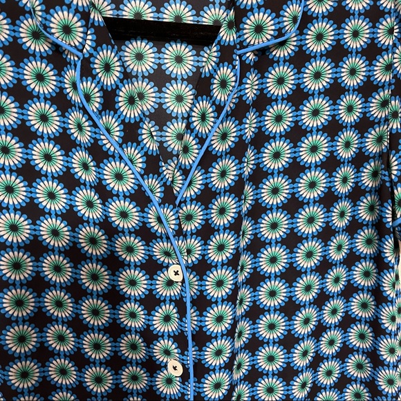 J. Crew Lightweight Pajama Style Button Up Shirt - Picture 7 of 9